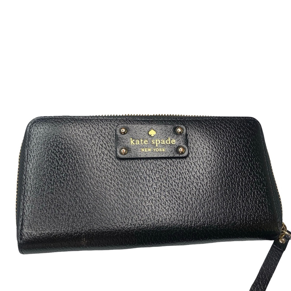 Kate Spade Black Textured Key & Card Holder - Picture 3 of 6